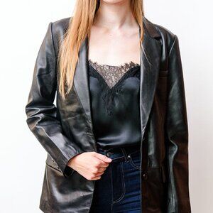 Keeley Leather Blazer